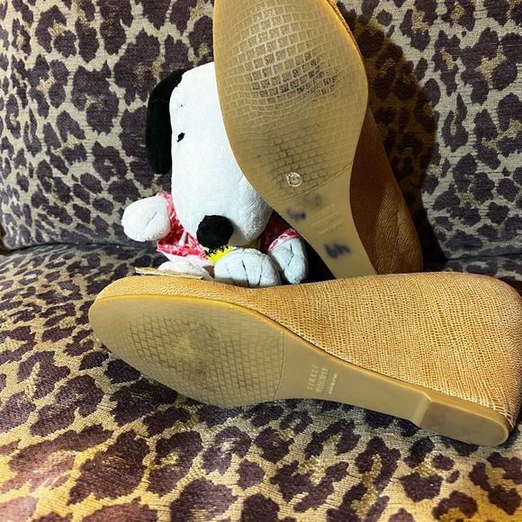EUC Stuart Weitzman Tan Wedges Sz 9 - Picture 5 of 9